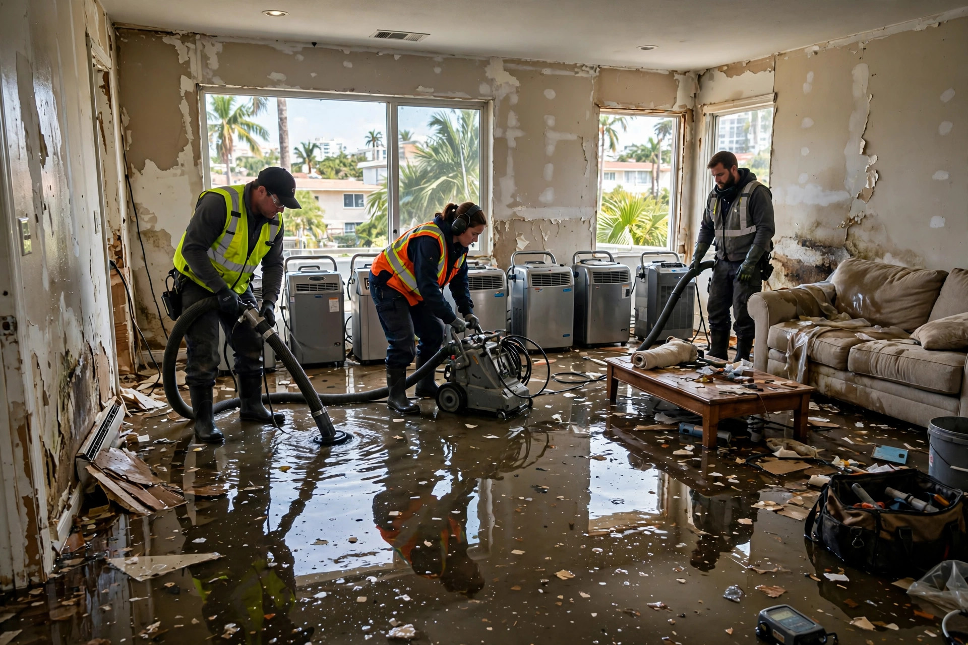 Emergency Water Damage Restoration in Miami, FL
