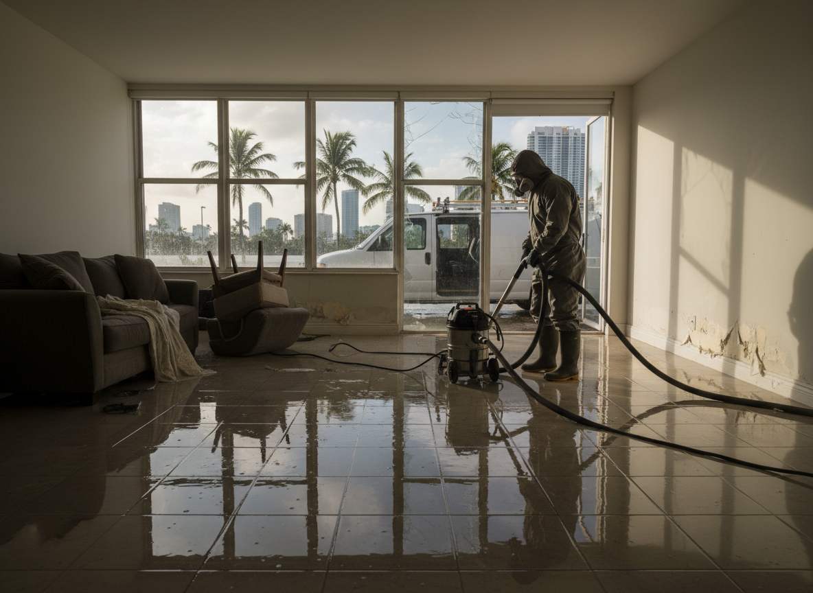 Emergency Water Removal in Miami, FL