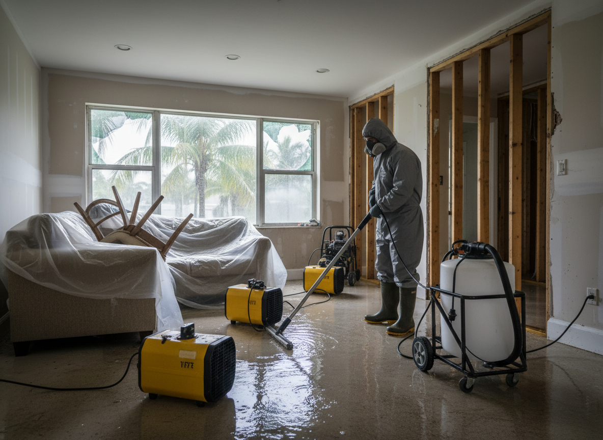 Water Damage Restoration in west flagler