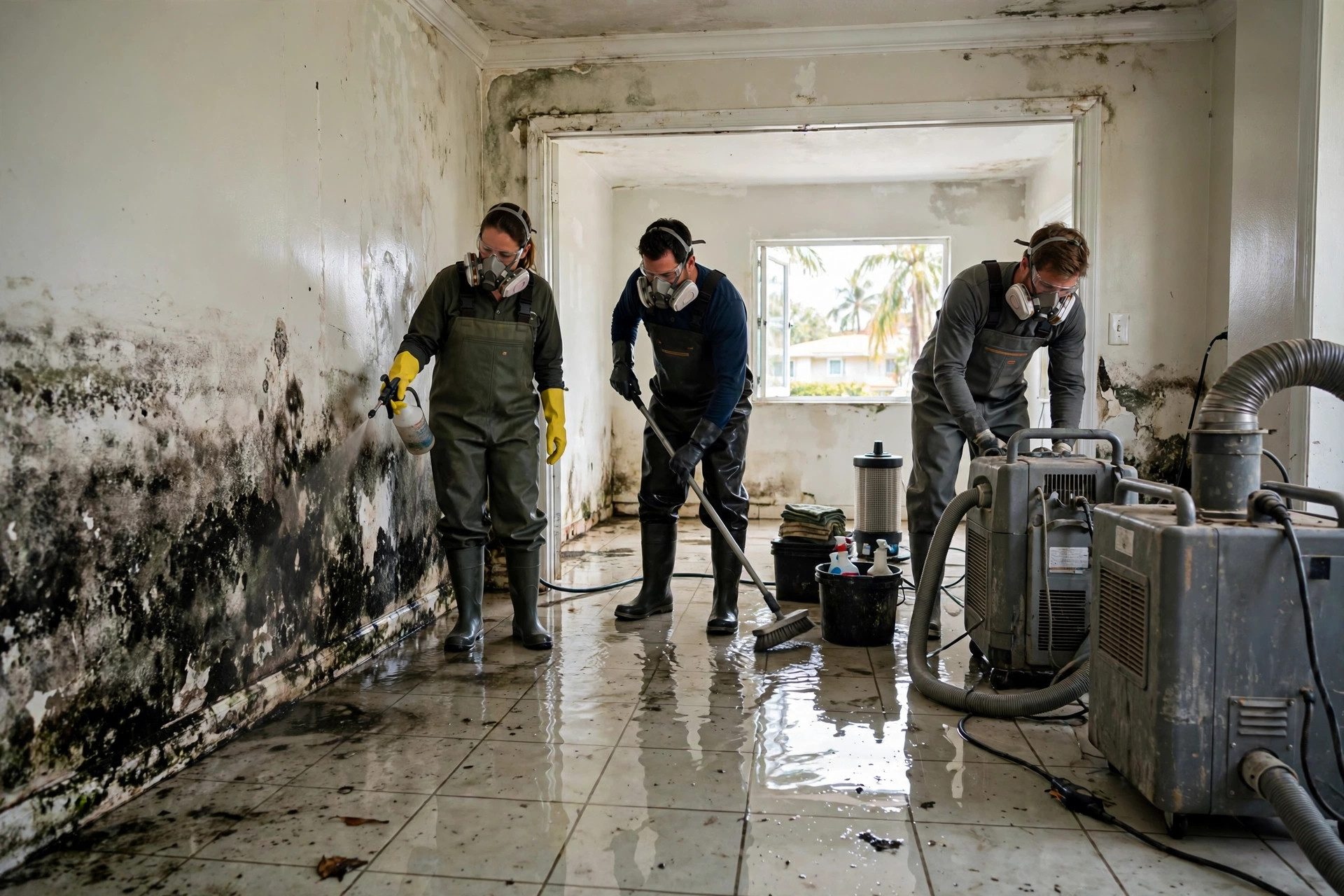 Water Damage Restoration in coconut grove, FL 33133