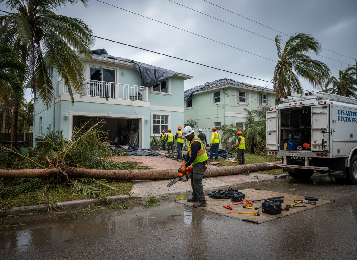 Storm Damage Restoration in Miami, FL