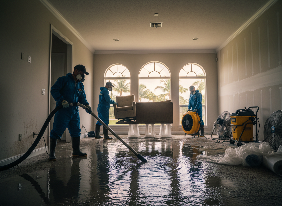 Water Damage Restoration in cutler bay